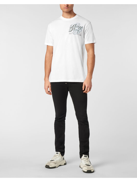 PHILIPP PLEIN PHILIPP PLEIN T-Shirt 24933 Biały Regular Fit