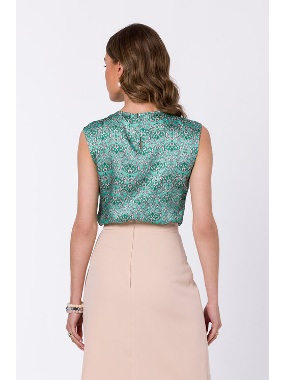 Stylove Stylove Halenka S332 Zelená Regular Fit