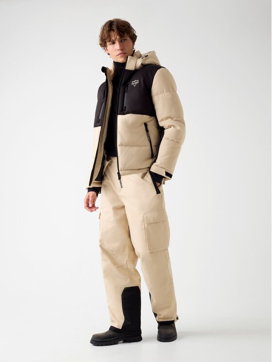 Guess Guess Pantaloni di tessuto 179583 Beige Regular Fit