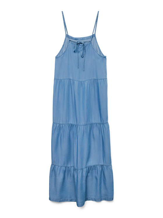 Vero Moda Vero Moda Nyári ruha Fleur 10326075 Kék Loose Fit