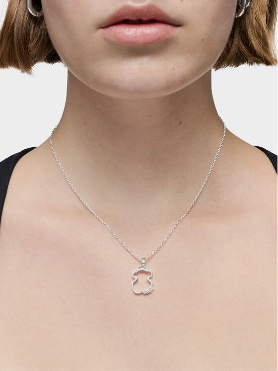 TOUS TOUS Колие Silueta  1000135300 Сребрист