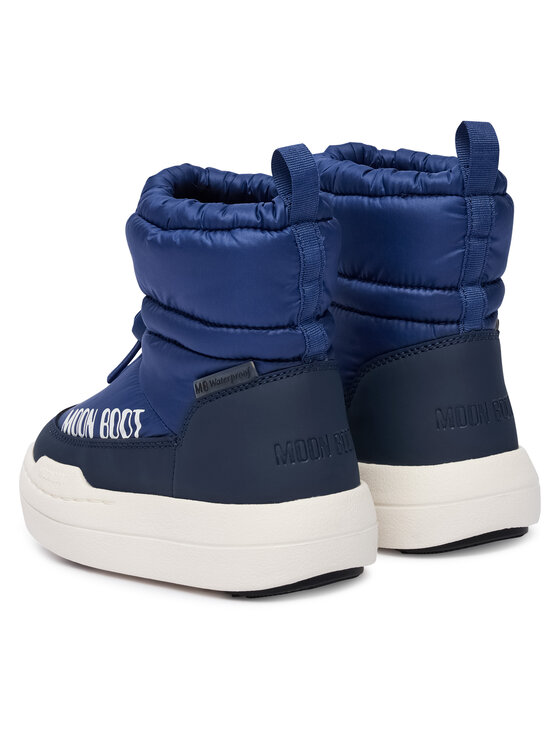 Moon Boot Moon Boot Sniego batai Jr Park Tube Mid Wp 80D3440090 S Tamsiai mėlyna