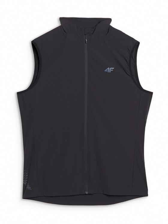 4F 4F Kamizelka BLAST Czarny Slim Fit