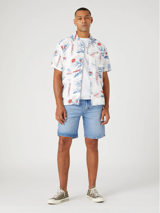 Wrangler Wrangler Τζιν σορτσάκια Frontier W16W73Z33 112331084 Μπλε Regular Fit