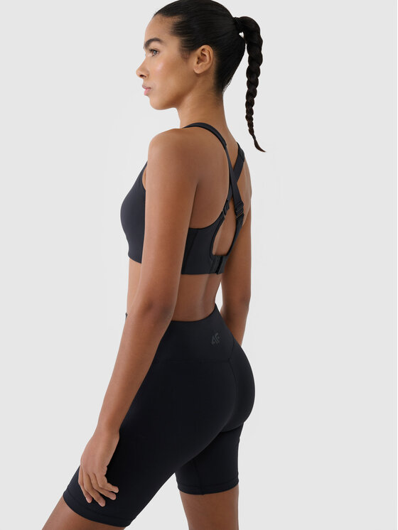 4F 4F Legginsy MULTI ACTIVE Czarny Slim Fit