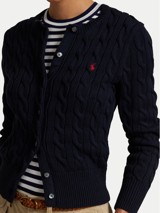 Polo Ralph Lauren Polo Ralph Lauren Pletena jopica 211891643002 Mornarsko modra Regular Fit