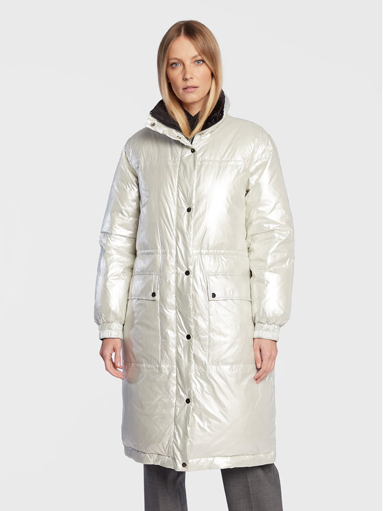 Bruuns Bazaar Bruuns Bazaar Vatovaná bunda Lovisa BBW2993 Bílá Regular Fit