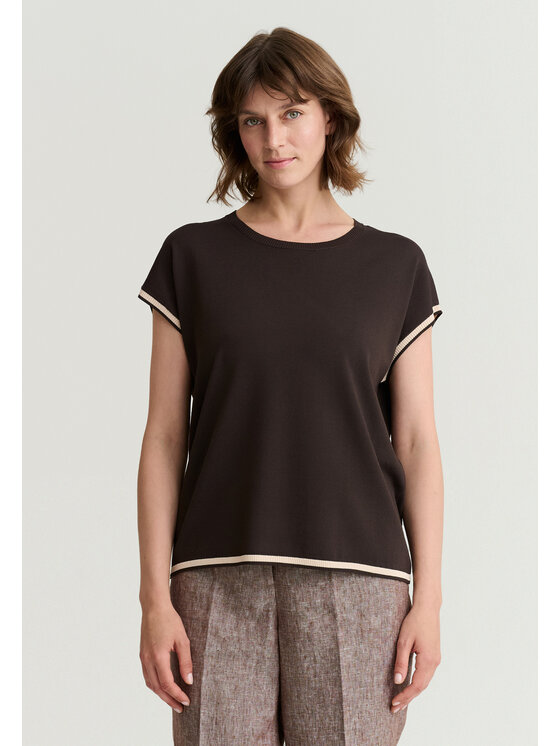 TATUUM TATUUM Bluzka EZI Brązowy Classic Fit
