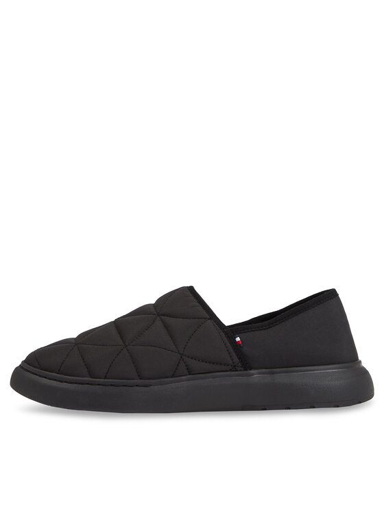 Tommy Hilfiger Tommy Hilfiger Bačkory Hilfiger Warm Hybrid Homeslipper FM0FM04772 Černá