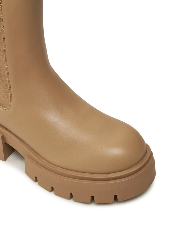 Guess Guess Členková obuv s elastickým prvkom Charlotte FLFCHT ELE10 Béžová