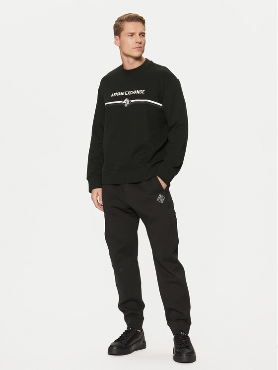 Armani Exchange Armani Exchange Melegítő alsó XM000230 AF10818 UB001 Fekete Regular Fit