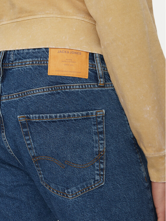 Jack&Jones Jack&Jones Jeans hlače Chris 12272665 Modra Relaxed Fit