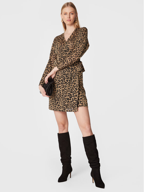 Liu Jo Liu Jo Každodenné šaty WF2233 J4039 Hnedá Regular Fit