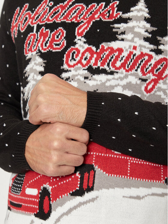 Only & Sons Only & Sons Sweater Xmas 22031176 Sötétkék Regular Fit