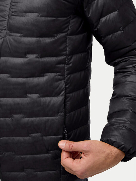 Jack Wolfskin Jack Wolfskin Vatovaná bunda Passamani A61836 Čierna Regular Fit