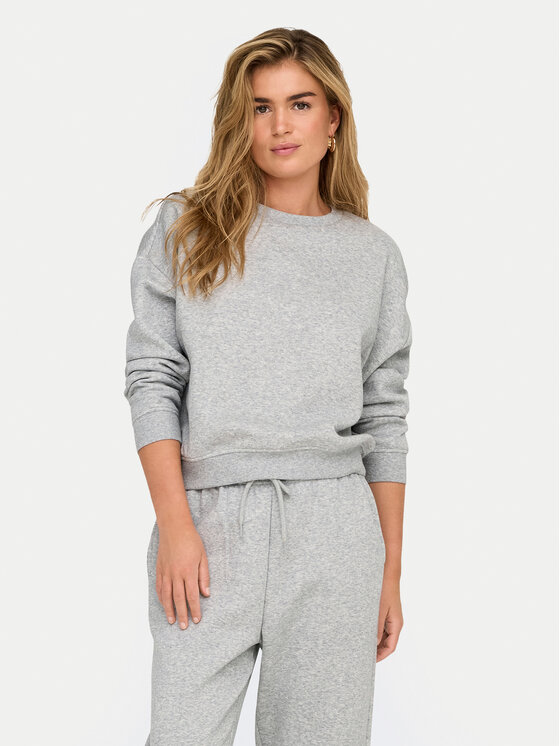 ONLY ONLY Majica dugih rukava 15243380 Siva Loose Fit