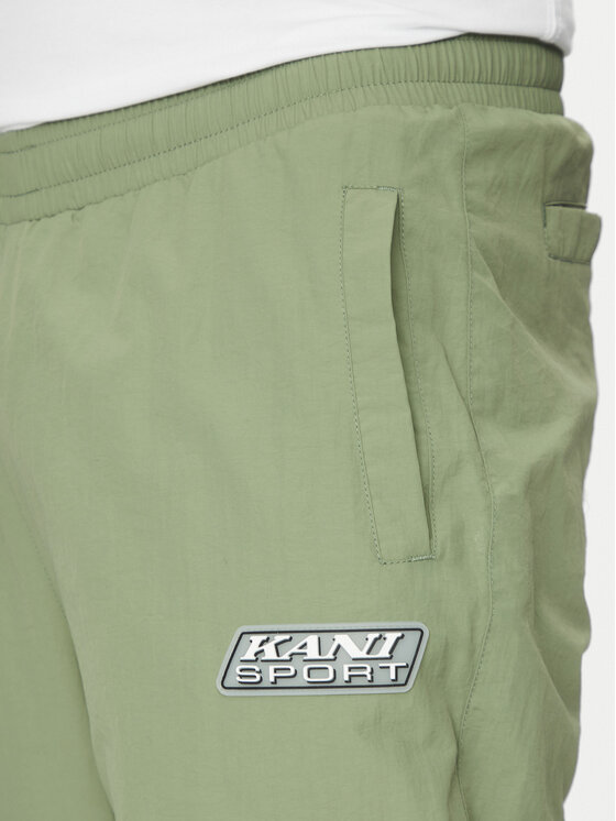 Karl Kani Karl Kani Joggers kalhoty Essentia 60060039 Zelená Regular Fit