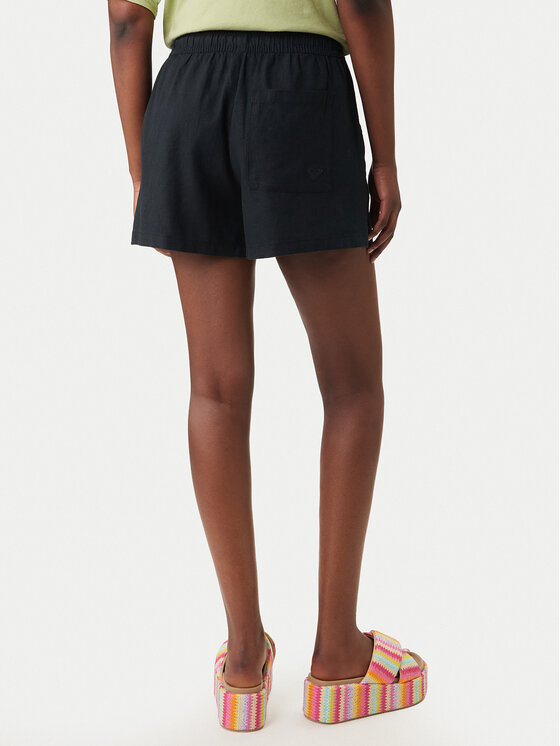 Roxy Roxy Шорти от плат Lekeitio Break ERJNS03490 Черен Regular Fit