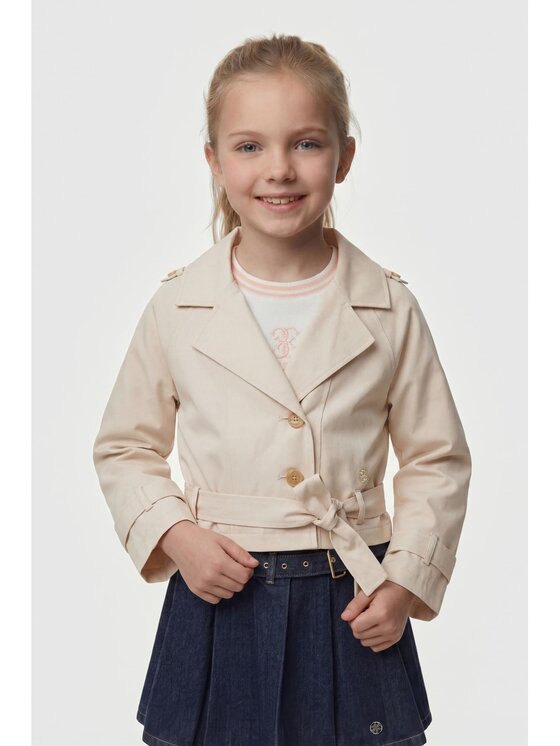 Guess Kids Guess Kids Bunda pro přechodné období 183840 Béžová Classic Fit
