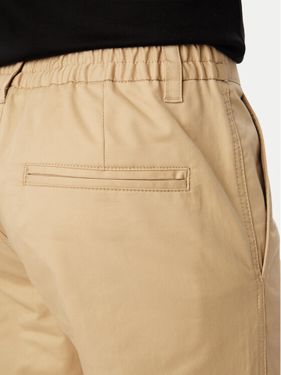 HUGO HUGO Spodnie materiałowe Cino261 50567278 Beżowy Straight Fit