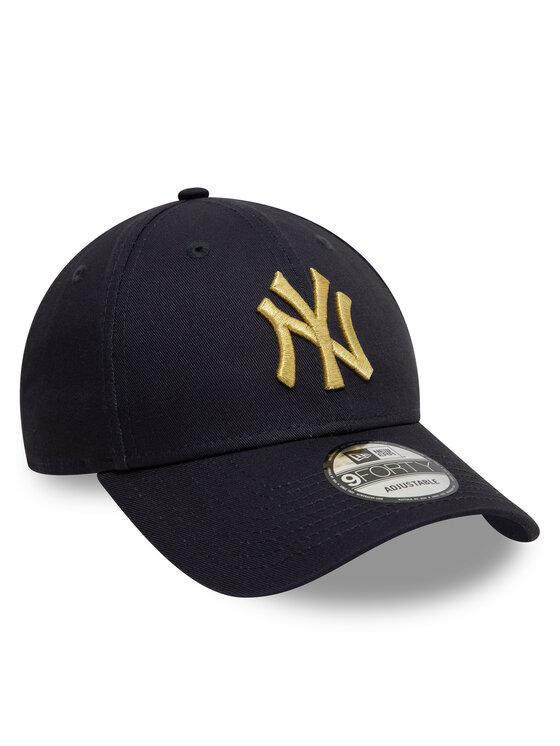 New Era New Era Шапка с козирка Metallic 9Forty New York Yankees60595195 Черен