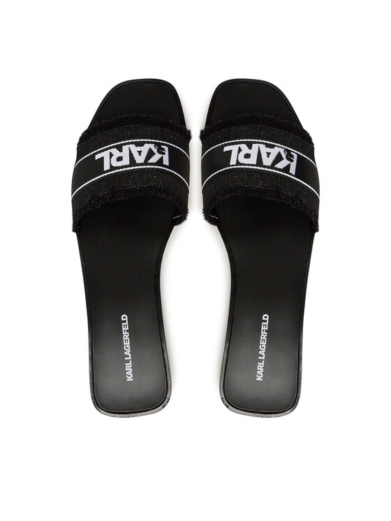 KARL LAGERFELD KARL LAGERFELD Şlapi Skoot II KL80411 Negru
