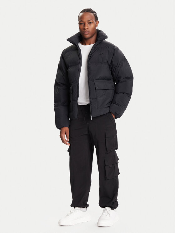 adidas adidas Зимова куртка JW5815 Чорний Slim Fit