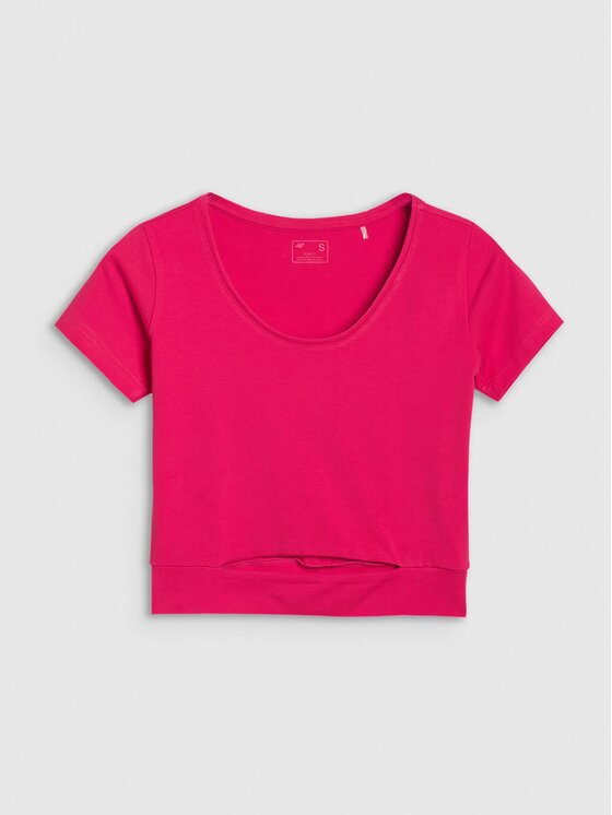 4F 4F T-shirt 4FRSS25TTSHF2695-54S Rosa Authentic Slim Fit