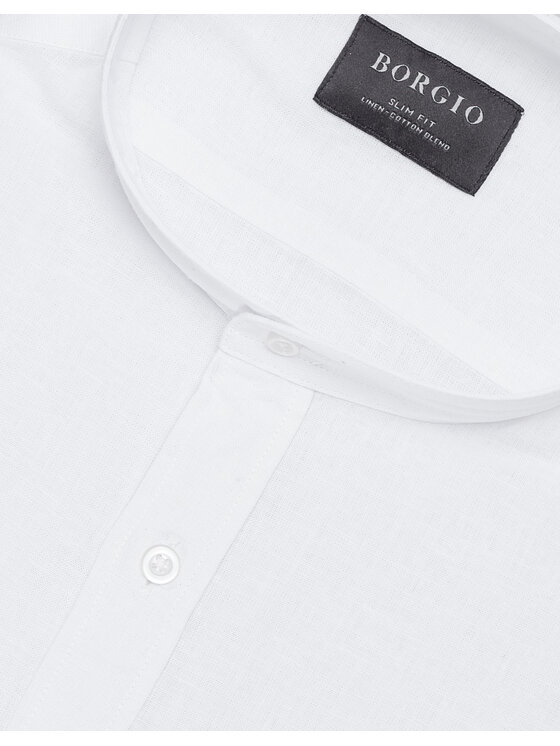 Borgio Borgio Koszula lentini Biały Slim Fit