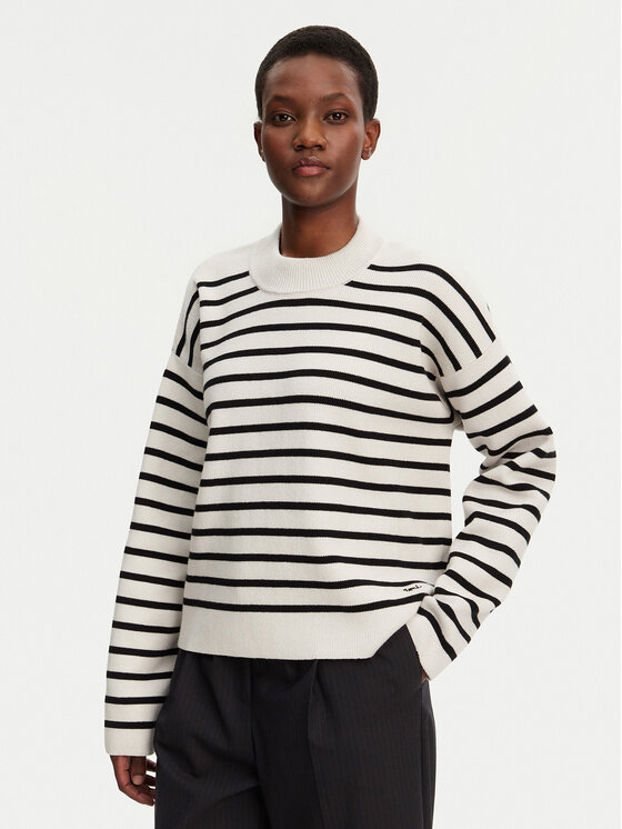 AMI Paris AMI Paris Pulover UKS036.KN0041 Gri Relaxed Fit