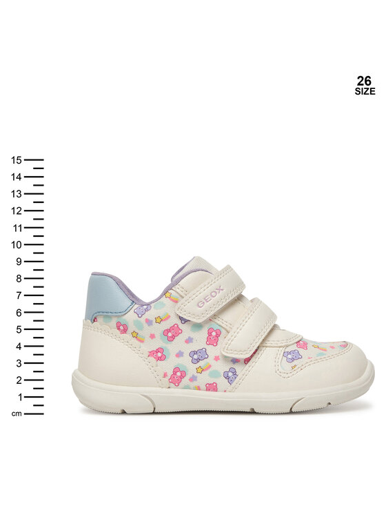 Geox Geox Сникърси B Zapito Girl B556DA 0AW54 C0270 Бял
