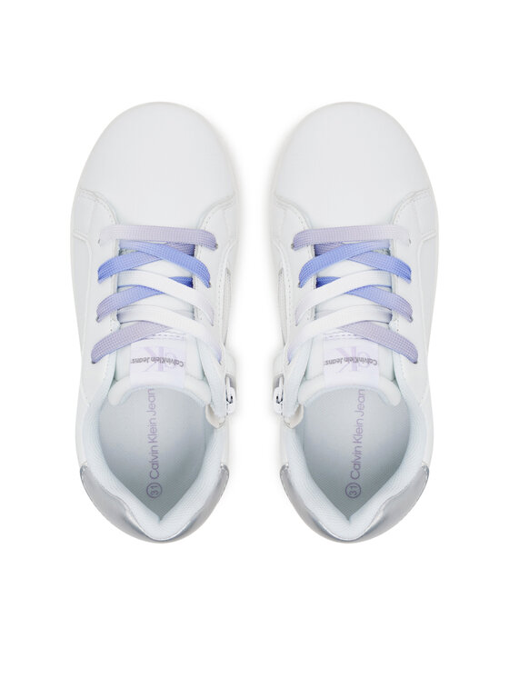Calvin Klein Jeans Calvin Klein Jeans Snīkeri Low Cut Lece-UP V1A9-82009-1355X S Balts