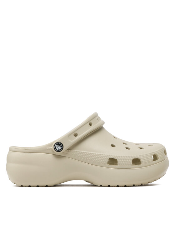 Crocs Crocs Șlapi Classic Platform Clog W 206750 Bej