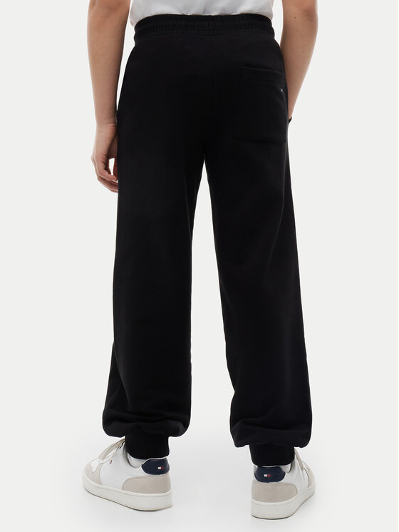 Tommy Hilfiger Tommy Hilfiger Teplákové kalhoty KG0KG09531 Černá Regular Fit