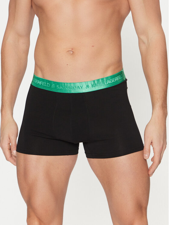 KARL LAGERFELD KARL LAGERFELD 7 db-os boxeralsó szett A1M47118 Fekete