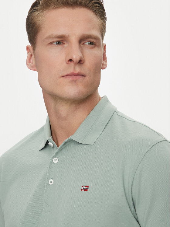 Napapijri Napapijri Polo Ealis NP0A4H8B Zelena Regular Fit