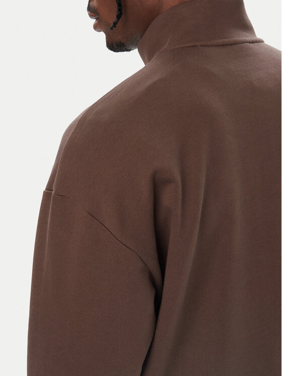HUGO HUGO Pluus Durty244 50525881 Tumepruun Relaxed Fit