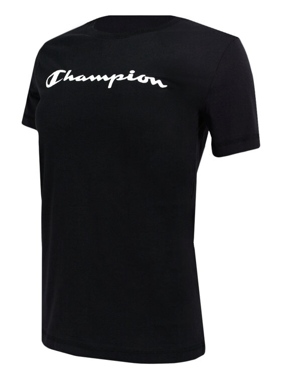 Champion Champion T-Shirt 113223 Czarny Comfortable Fit