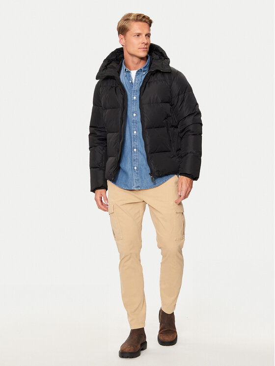 Bomboogie Bomboogie Pūkinė striukė JM7616TTNP4 Juoda Regular Fit