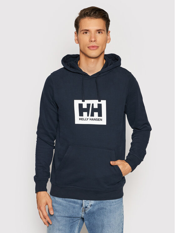 Helly Hansen Džemperis ar kapuci Hh Box 53289 Tumši zils Regular Fit