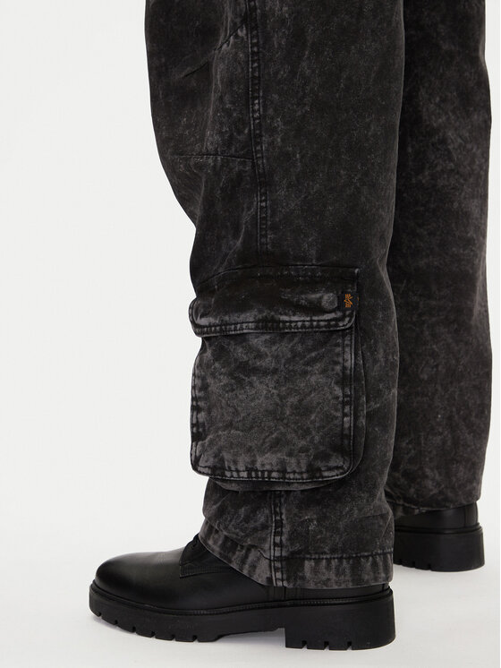 Alpha Industries Alpha Industries Джинси Canvas Acid Pant 156212 Чорний Regular Fit