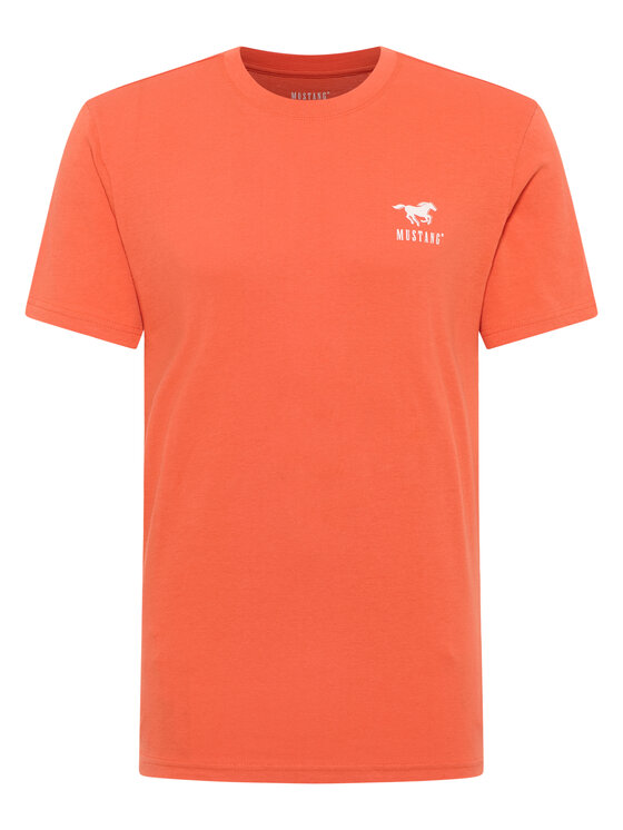 Mustang Mustang T-shirt Style Austin Arancione Regular Fit