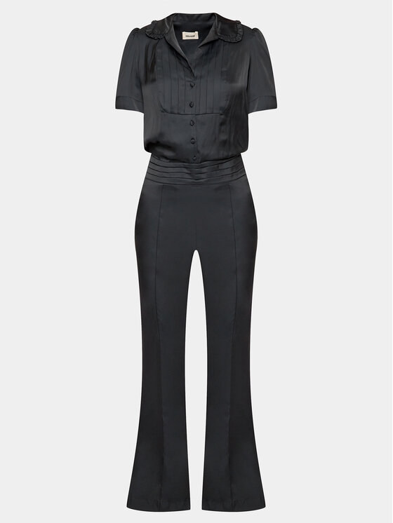 Zadig&Voltaire Zadig&Voltaire Kombinezon Calliope WWJU00027 Czarny Regular Fit