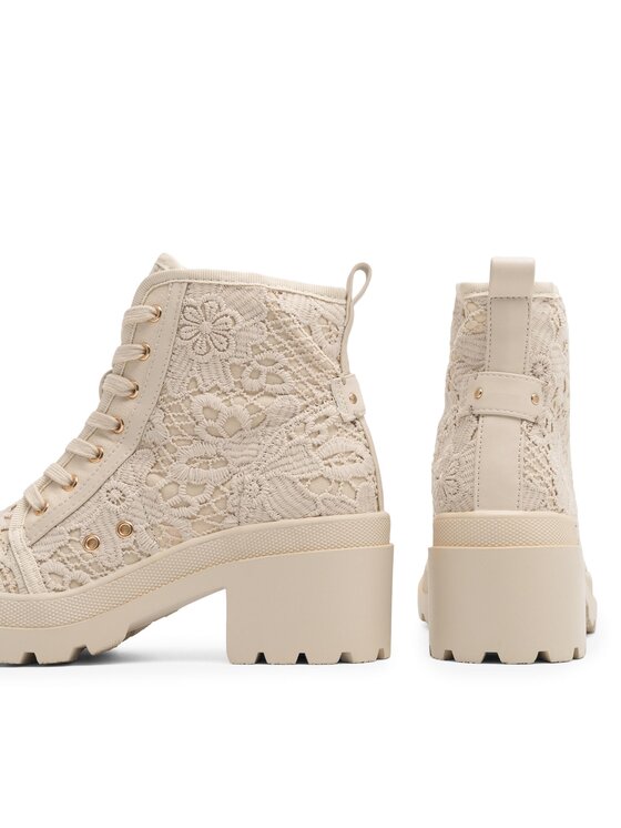 DeeZee DeeZee Schnürschuhe WS5512-01 Beige