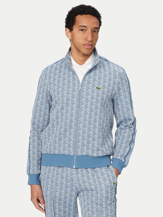 Lacoste Lacoste Mikina SH1368 Modrá Regular Fit