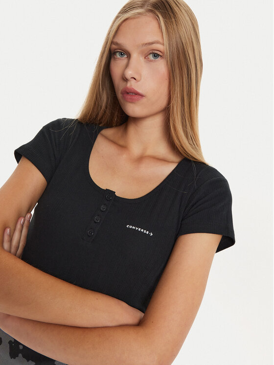 Converse Converse Повсякденна сукня Wordmark 10026788-A01 Чорний Standard Fit
