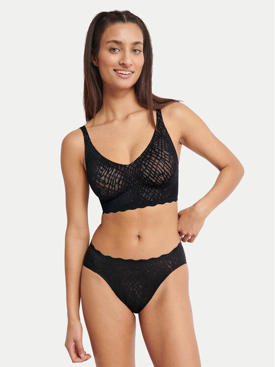 Sloggi Sloggi Top grudnjak Zero Feel Bliss 10219598 Crna