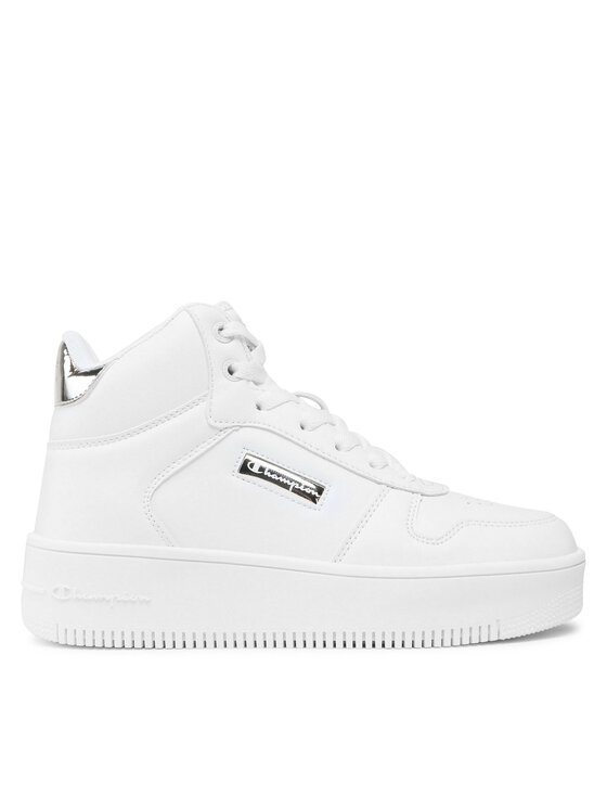 Champion Champion Sneakers Mid Cut Shoe Rebound Platform Mid Metal S11607-WW001 Bianco