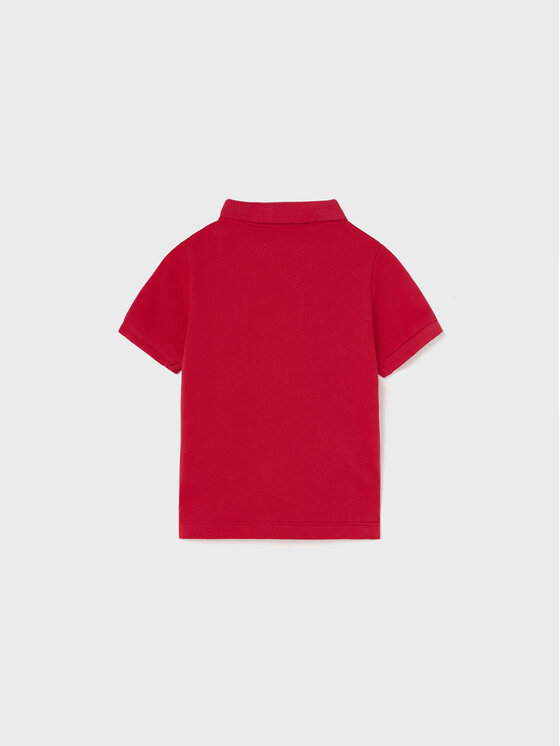 Mayoral Mayoral Polo 102 Rosso Regular Fit