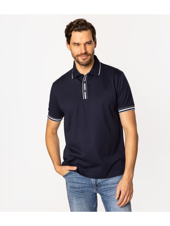Lee Cooper Lee Cooper Polo TOR 5001 Granatowy Regular Fit